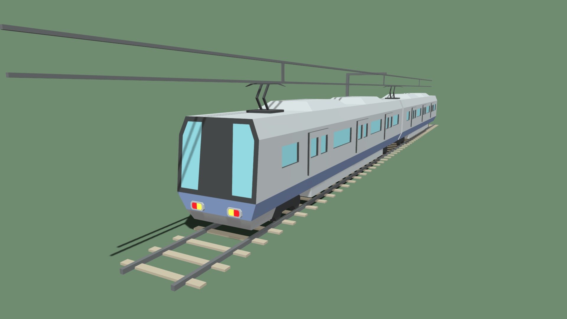 Low Poly Train - Download Free 3D model by Sudhanshu Verma ...