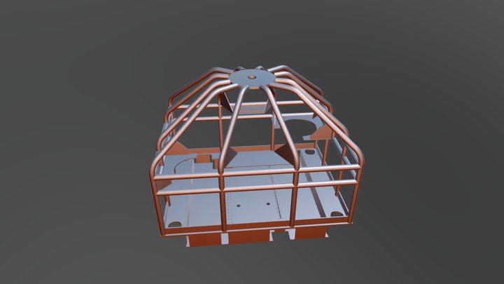 15 Crane Cage 3D Model