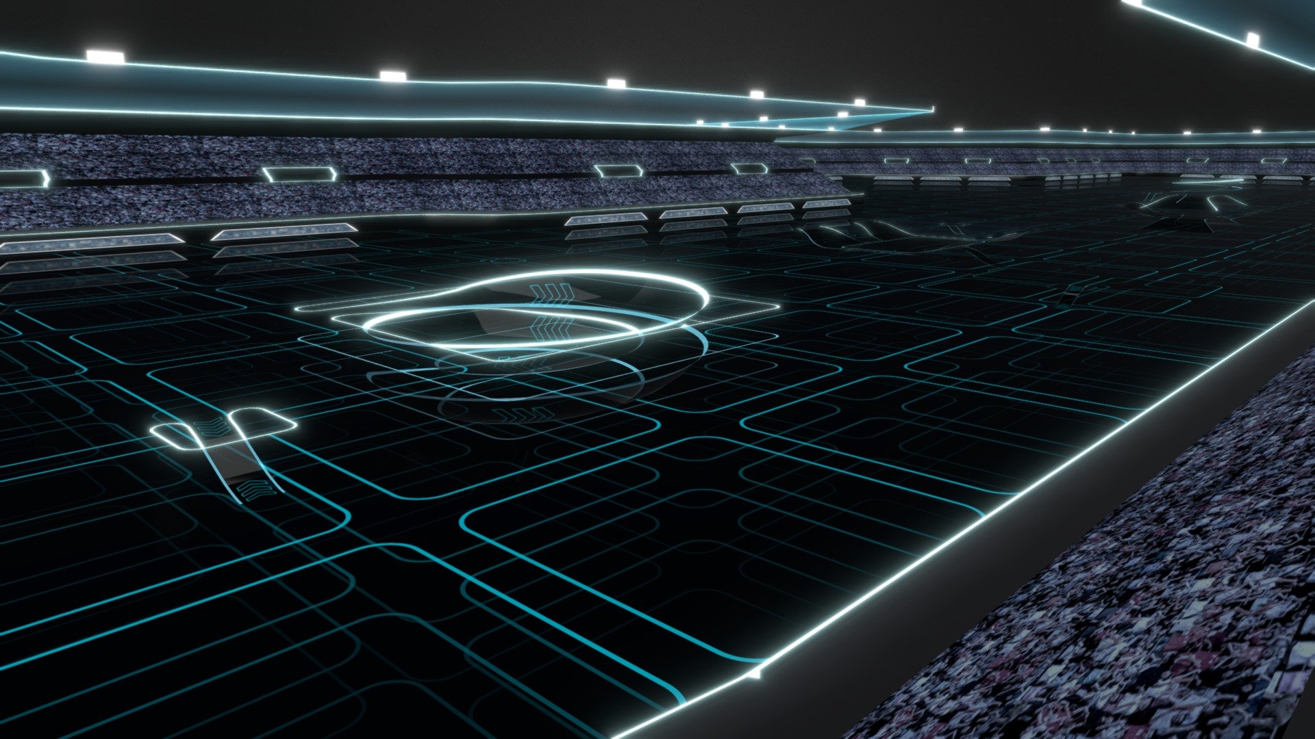 Tron Legacy Lightcycle Arena - 3D model by Shriker1 [f962610] - Sketchfab