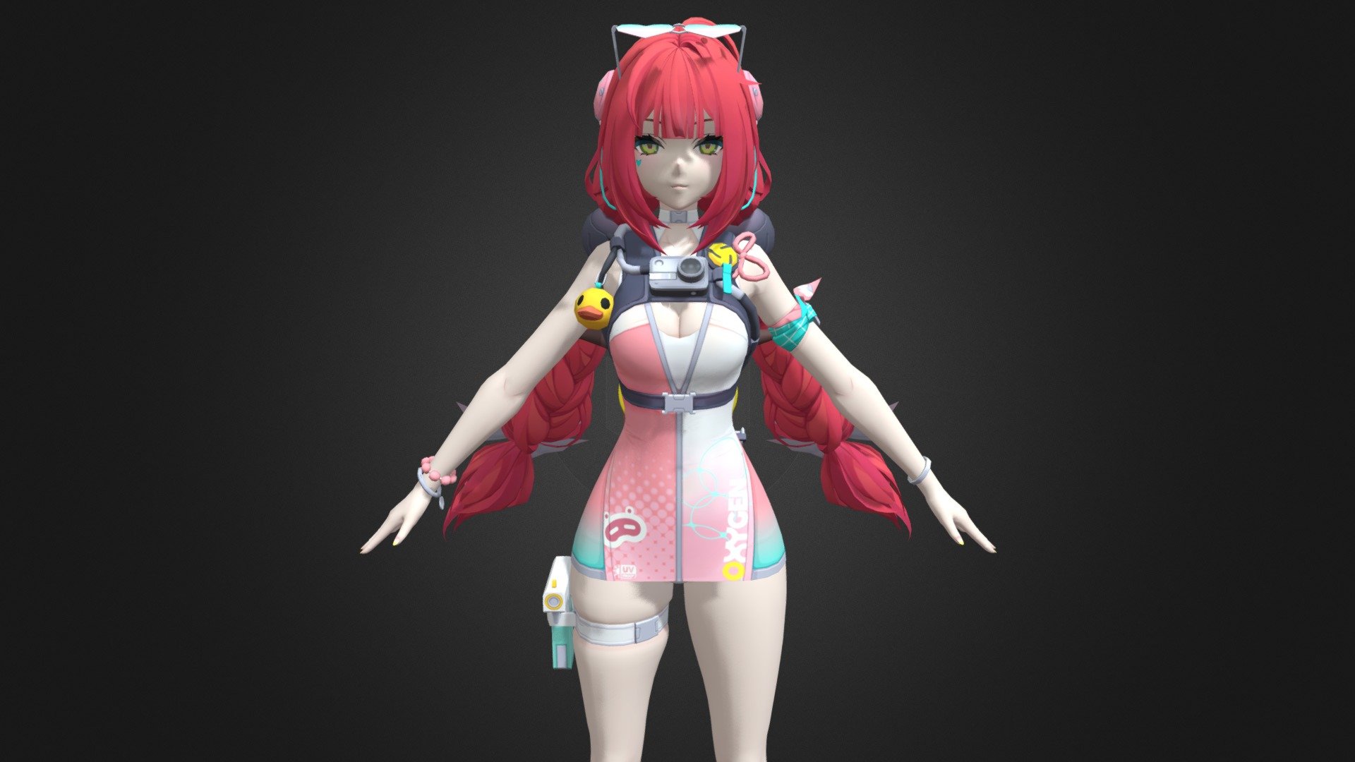 Ukinami yuzuha tanuki in broad daylight — Sketchfab embed 3D viewer