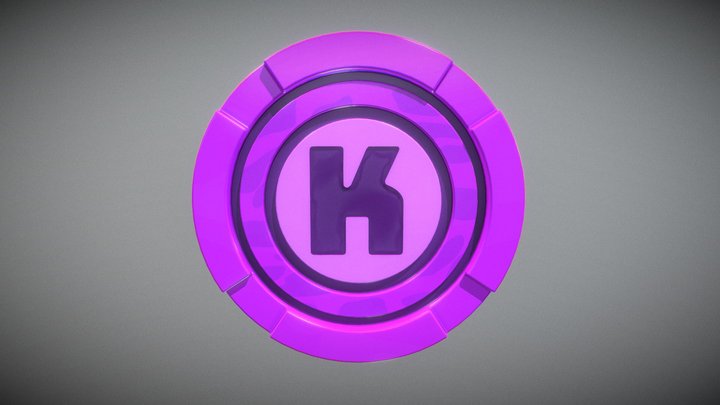 One coin (Lavr) Fall Guys 3D Model