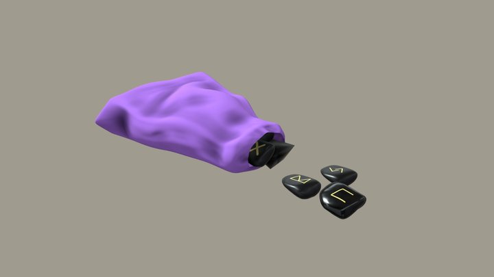 Runes 3D Model