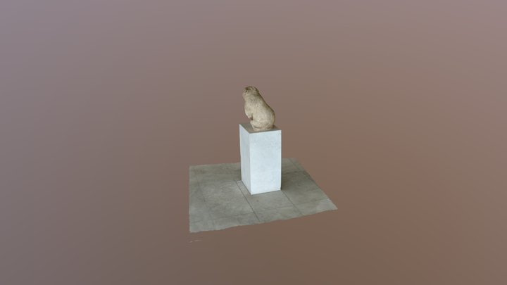 Sanctuary of Artemis Brauronia. Dedication. 3D Model