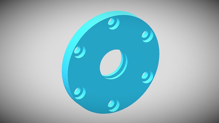 07 端盖 3D Model