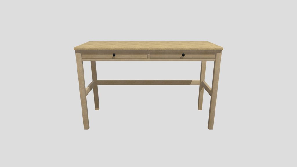 Ikea Hemnes Desk Black