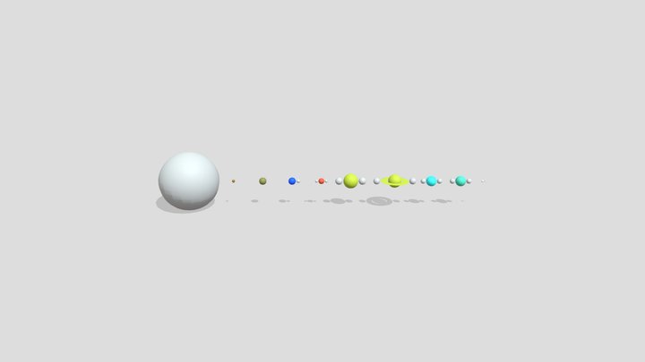 Solar System 3D Model