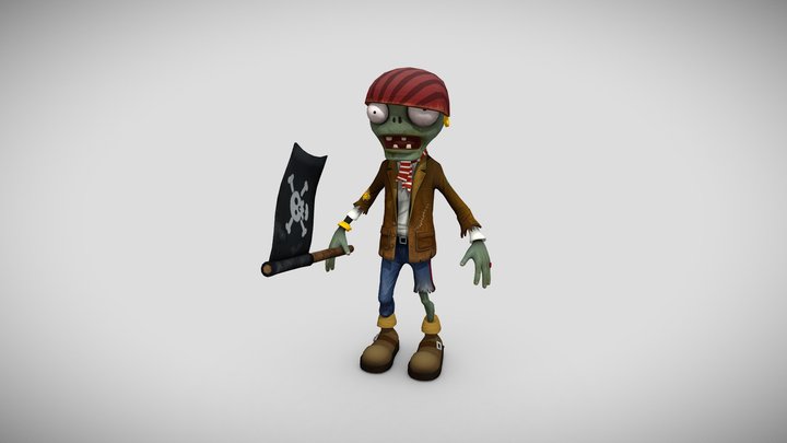 Flag Pirate - PVZ Garden Warfare – Modelo 3D gratuito STL
