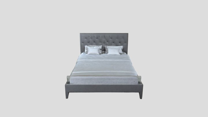 Double bed 3D Model