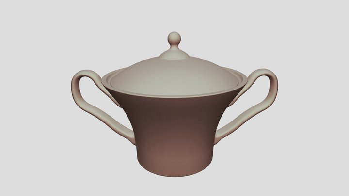 Sugar Bowl 3D Model