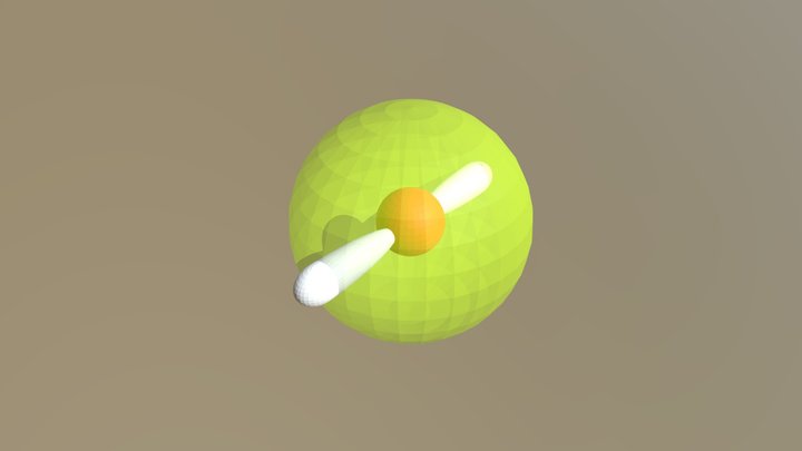 5-6 Electron Quantum Mechanical Model 3D Model