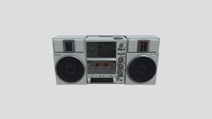 Boombox 3D Model