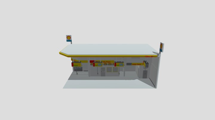 Gas+Station+2 (5) 3D Model