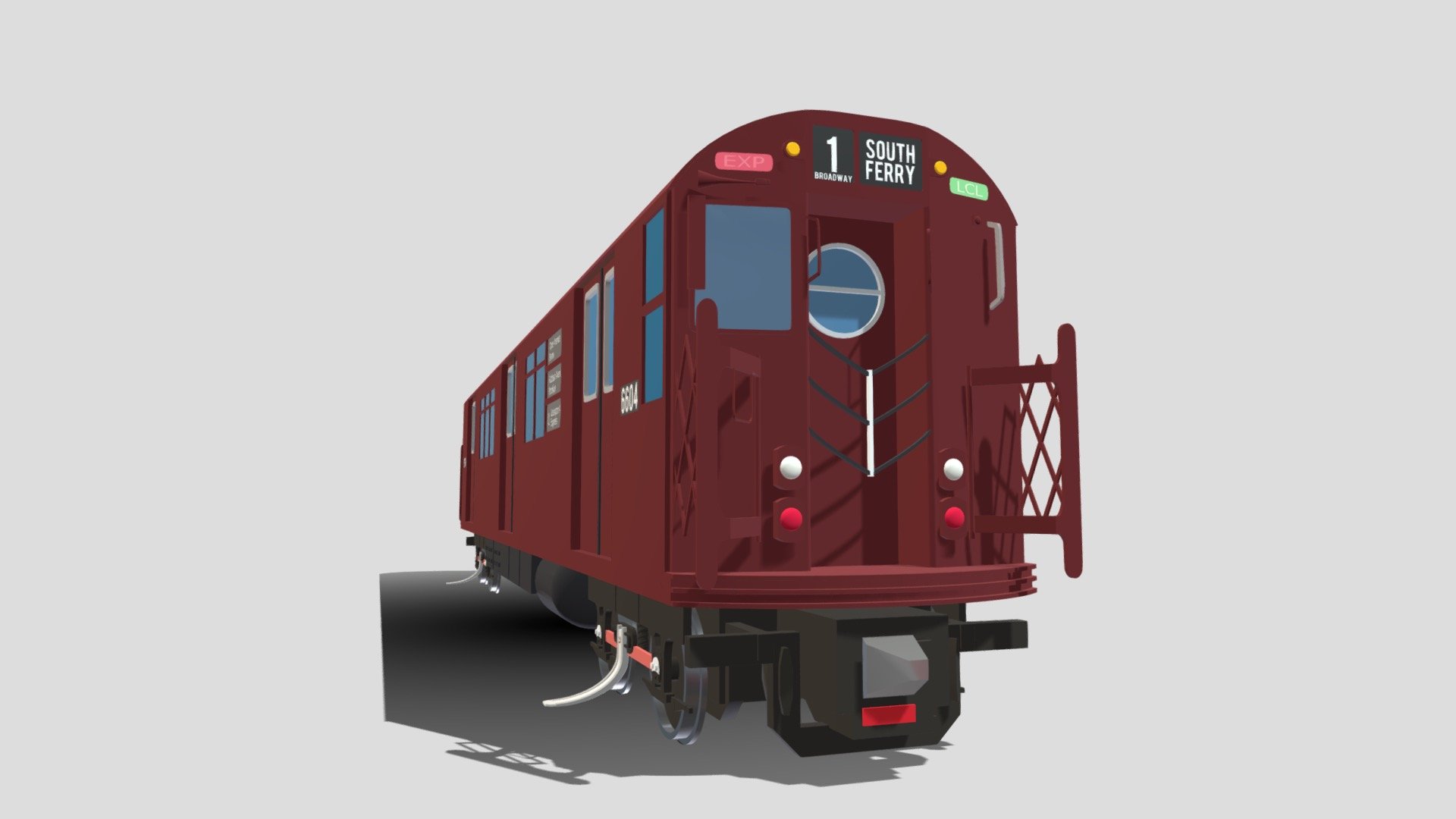 Parts Diagram Lifelike R17 Subway Car