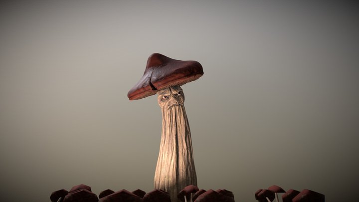 Infected mushrooms 3D Model