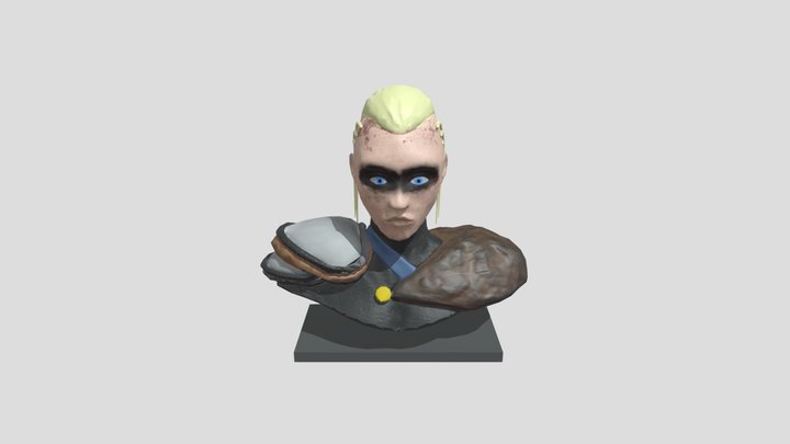 Character Bust -Leon 3D Model