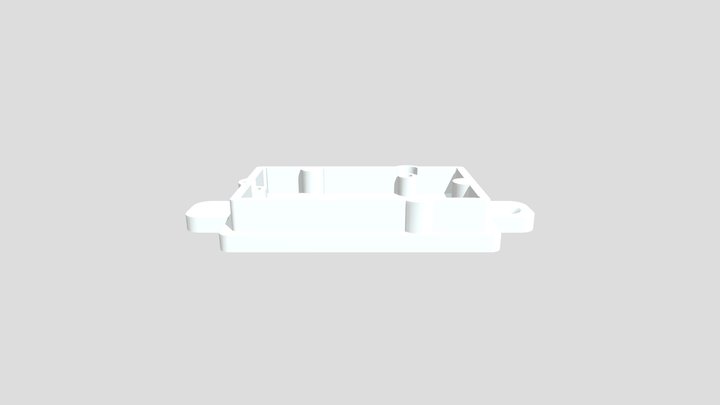 Grove sensor single mount large 3D Model