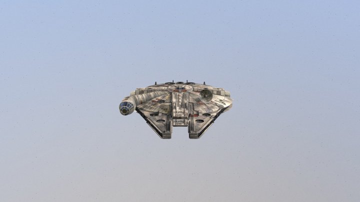 Star Wars Millennium Falcon 3D Model