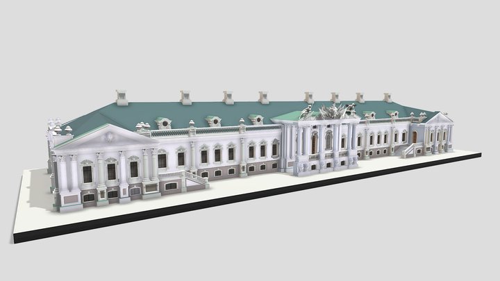 Palats Rozumovskoho (Hlukhiv, Ukraine) 3D Model
