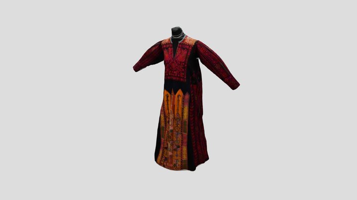 Palestinian Dress 2 3D Model