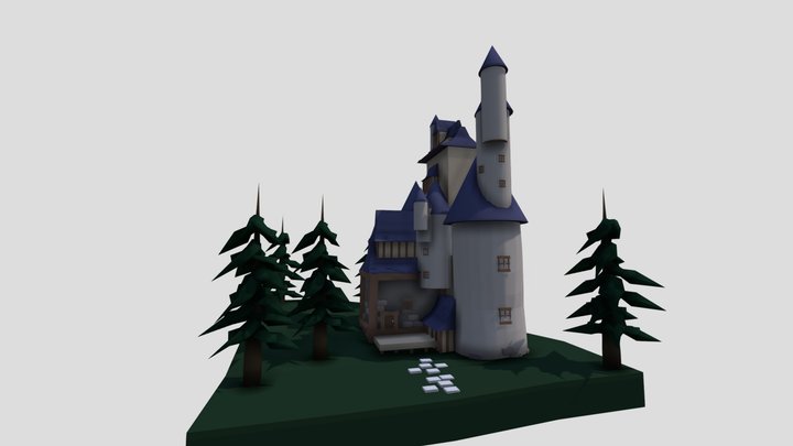 grande maison 3D Model