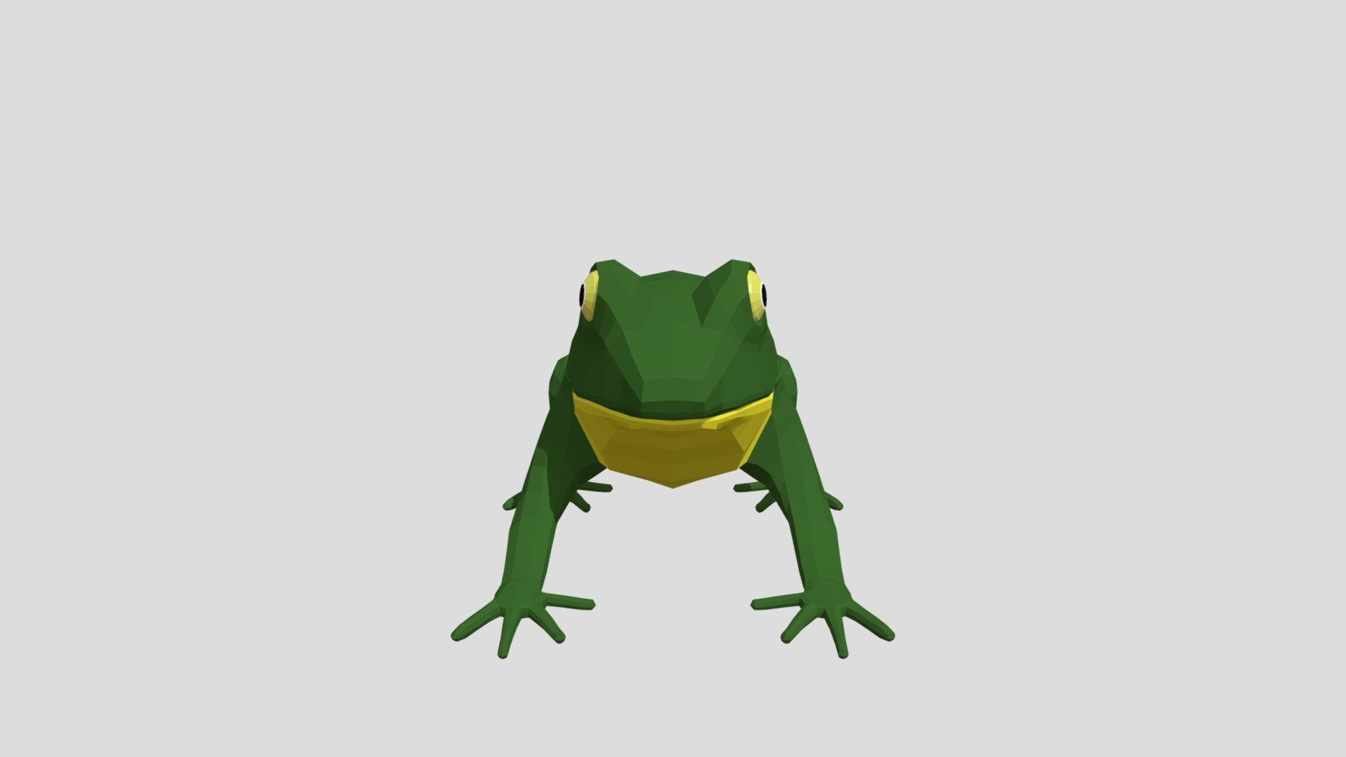 Low Poly Frog - 3D model by minlimilmo1987 [f96ab8d] - Sketchfab