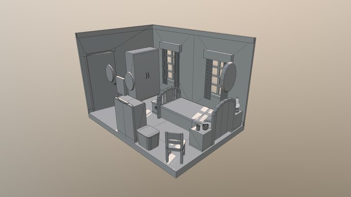 room 02 - WIP 3D Model