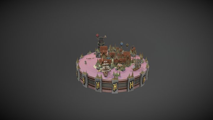 Hypixel Main Lobby 3D Model