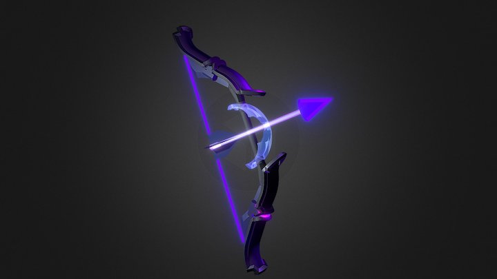 Terraria - Shadowflame Bow 3D Model