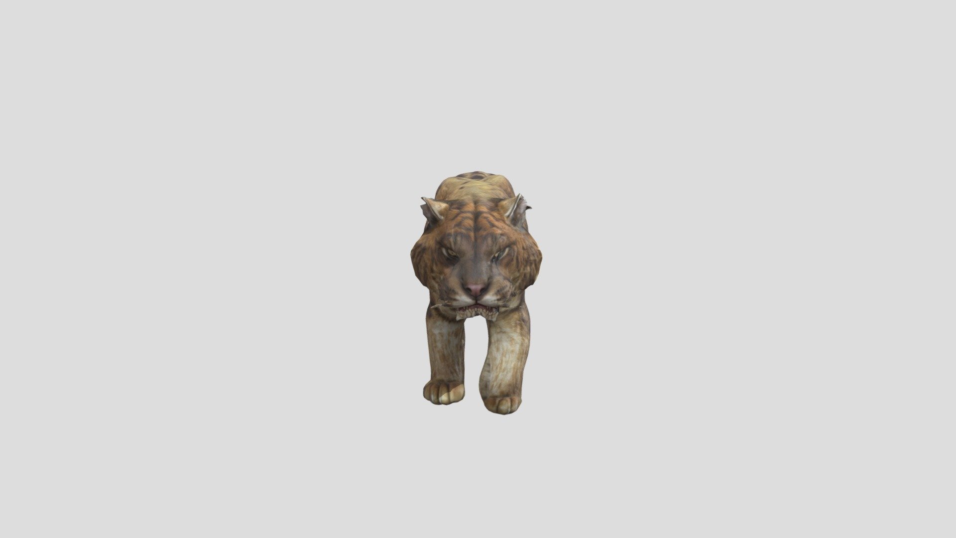 Sabertooth - 3D model by justinthedj34 [f96ccae] - Sketchfab