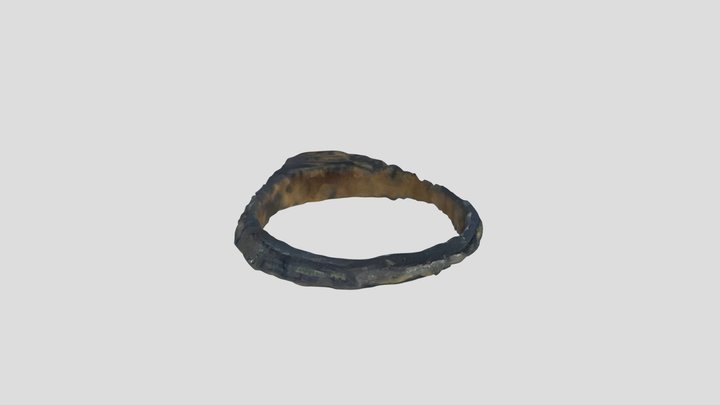 2021t125 Hesh-1e3972 - Medieval finger ring 3D Model