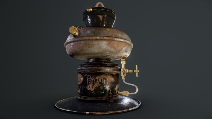 Petromax vintage oil lamp 3D Model