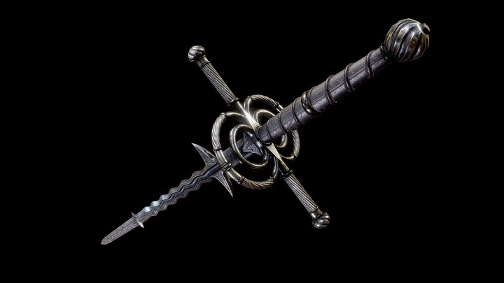 Zweihänder - Large Two-handed Sword 3D Model