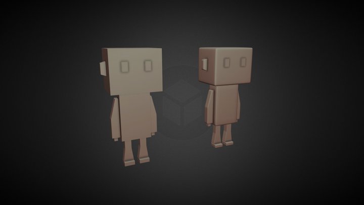 Block Characters 3D Model