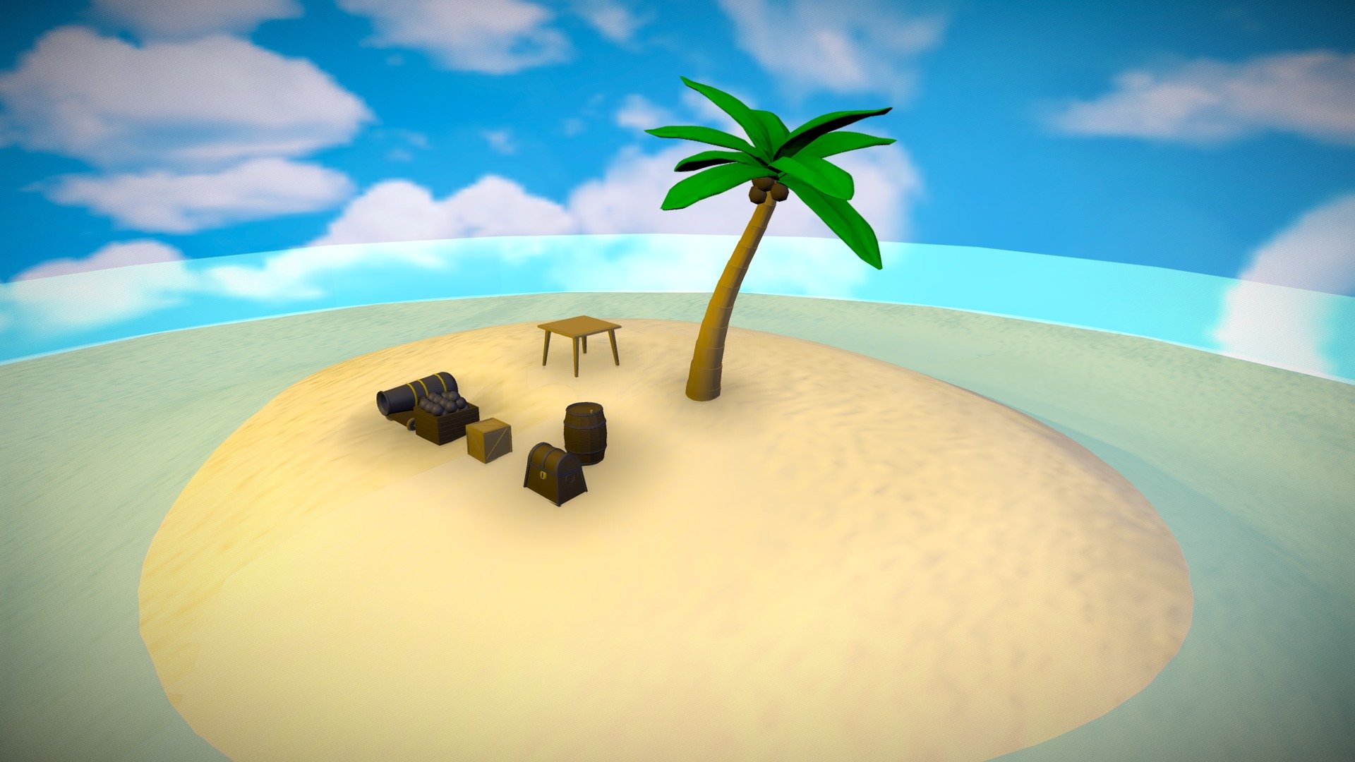 Island Low Poly - Download Free 3D model by felipe_oliveira [f96e685 ...