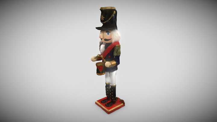 Christmas Nutcracker Model 3D Model