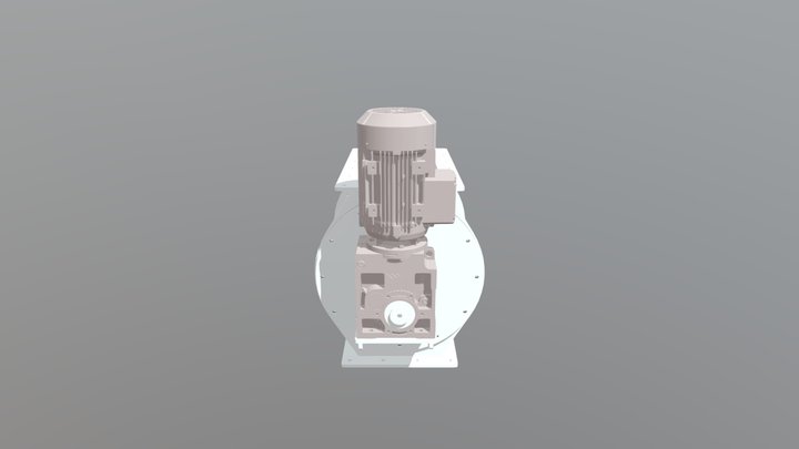 Airlock Rotary Valve 3D Model