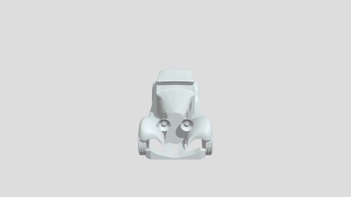 Cruella Car 3D Model
