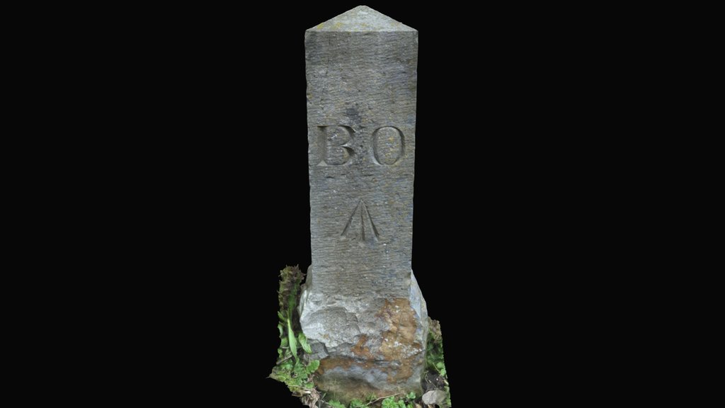 Shenick's Martello Tower Boundary Stone No. 3