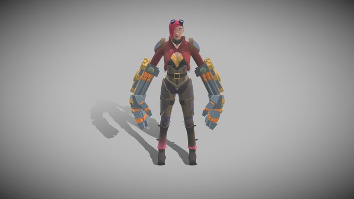 Vi - League of legends 3D Model