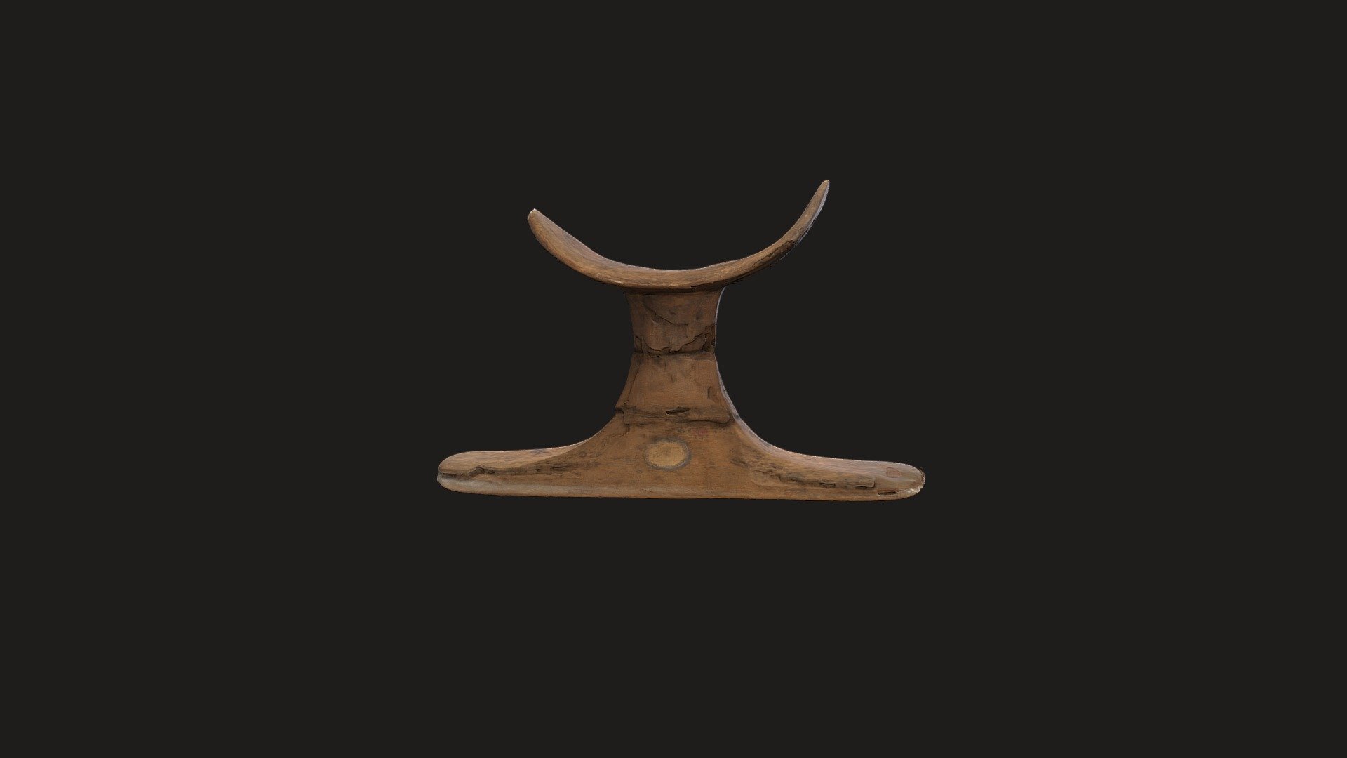 Wooden Head Rest - 3d Model By Iuegypt [f972758] - Sketchfab