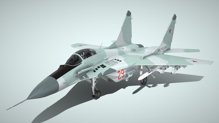 Mikoyan-Gurevich MiG-29A Fulcrum 🇷🇺 3D Model