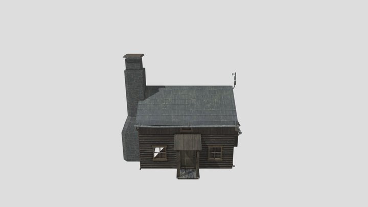 Forest Loner - House Model 3D Model