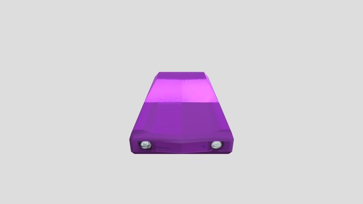 simple purple dodge 3D Model