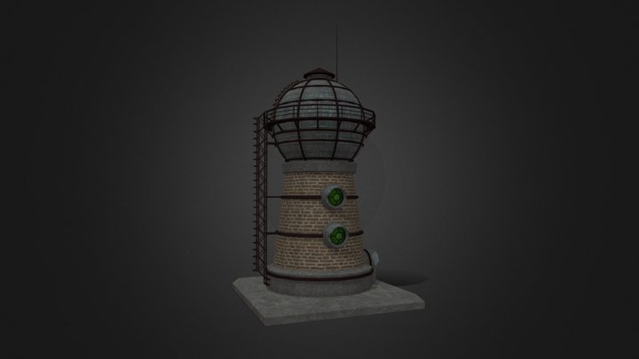 Water Tower 3D Model