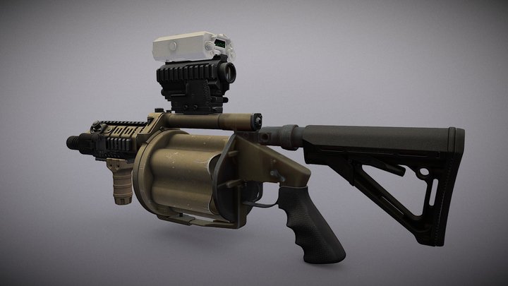 M32A1 3D Model
