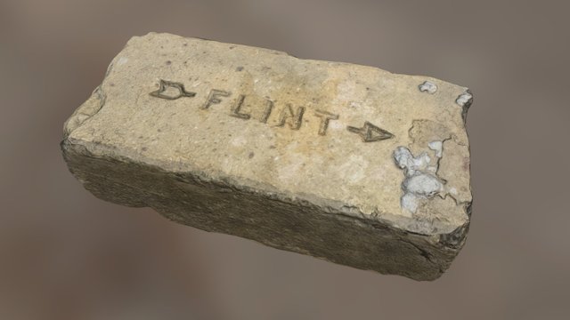 Photogrammetry - Brick Retopo #002 3D Model