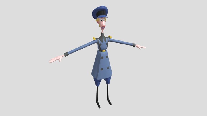 Klaus Jesper Game Character 3D Model