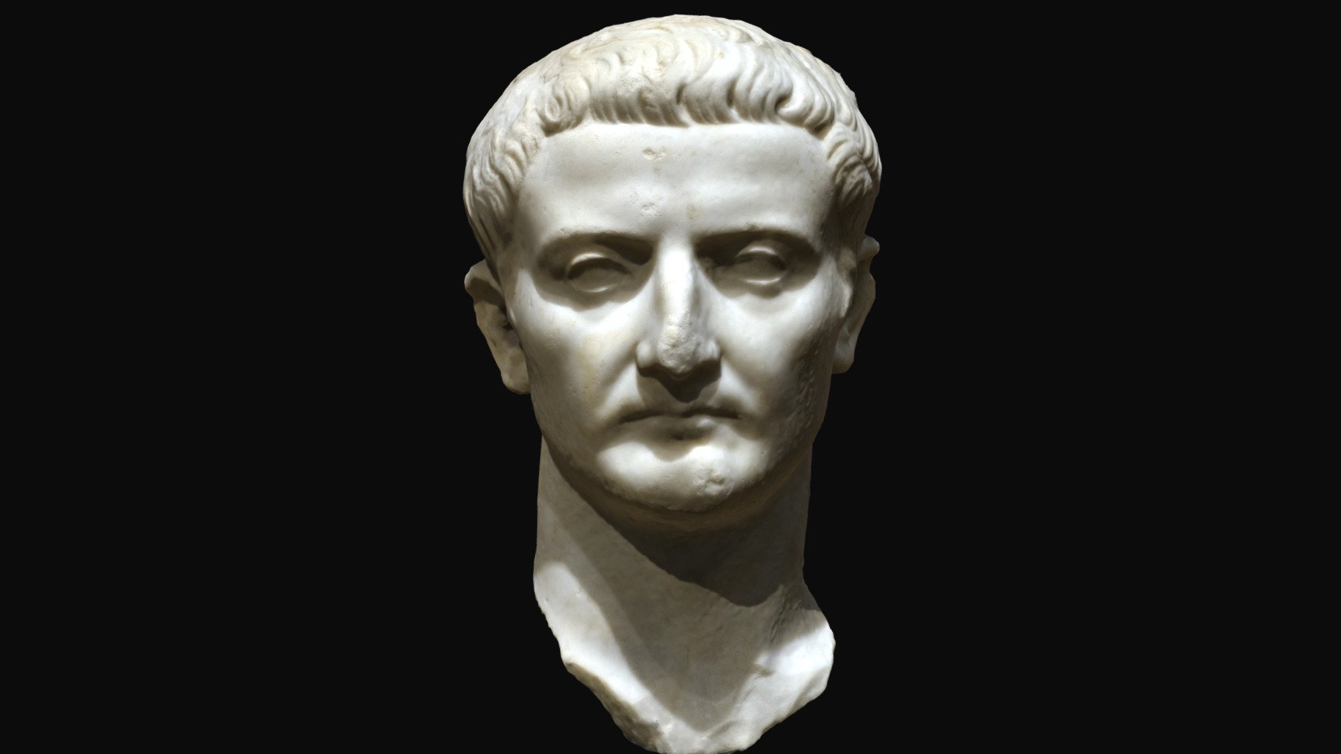 Bust of Tiberius (Carlos Museum) - 3D model by Glenn Gunhouse ...