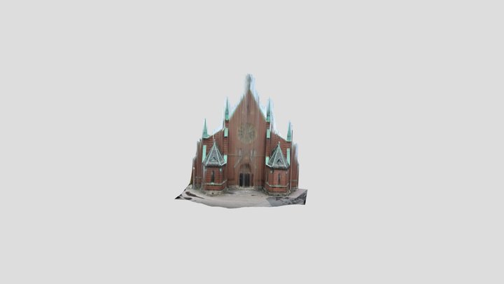 Oscar Fredriks Kyrka 3D Model