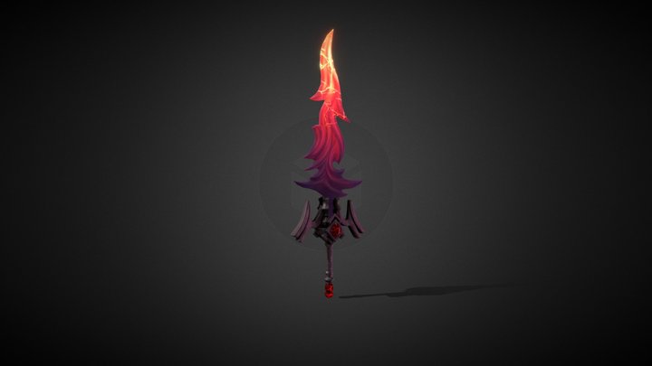Devil's Devastation sword 3D Model